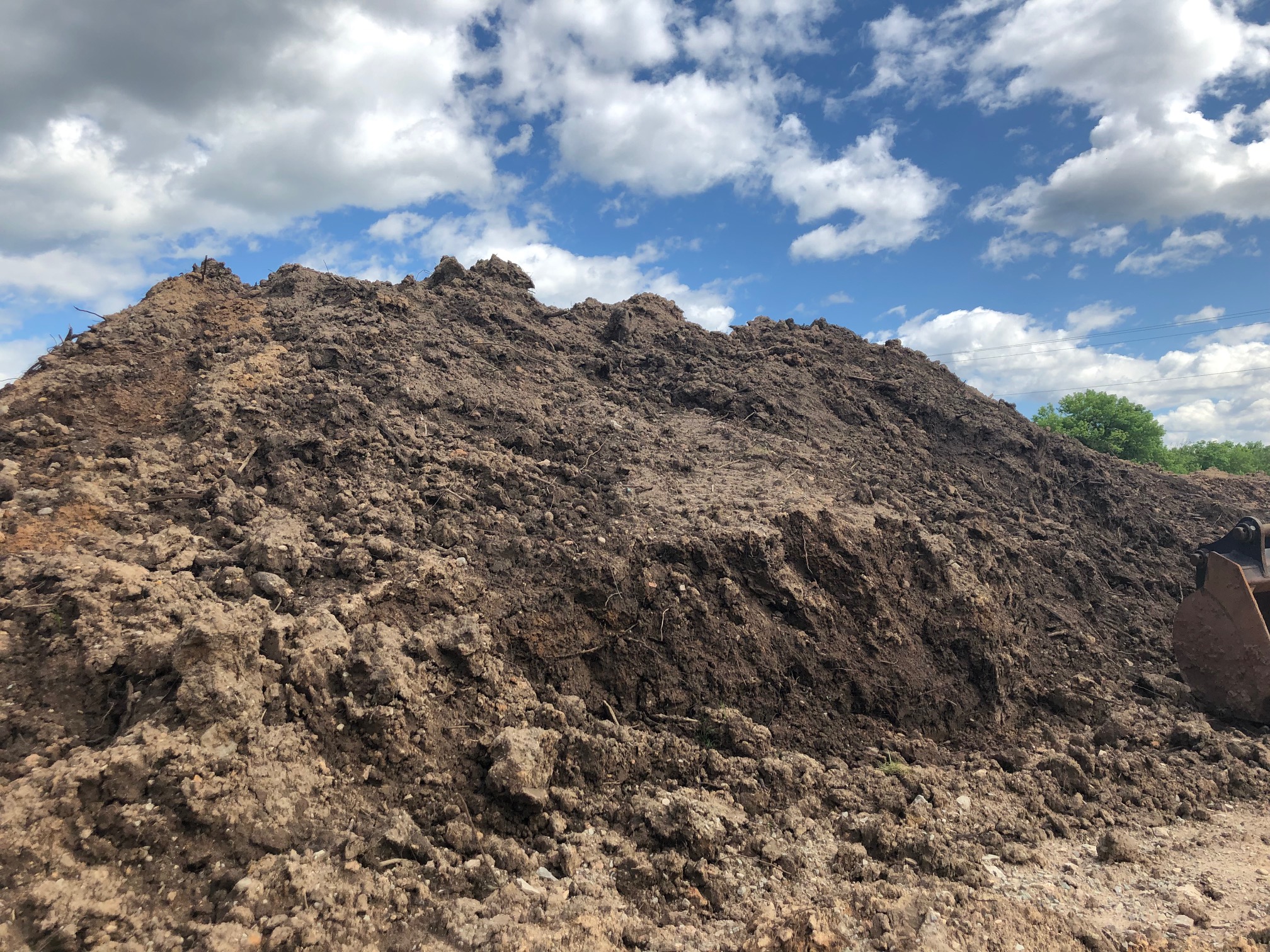 Black Dirt piled up.