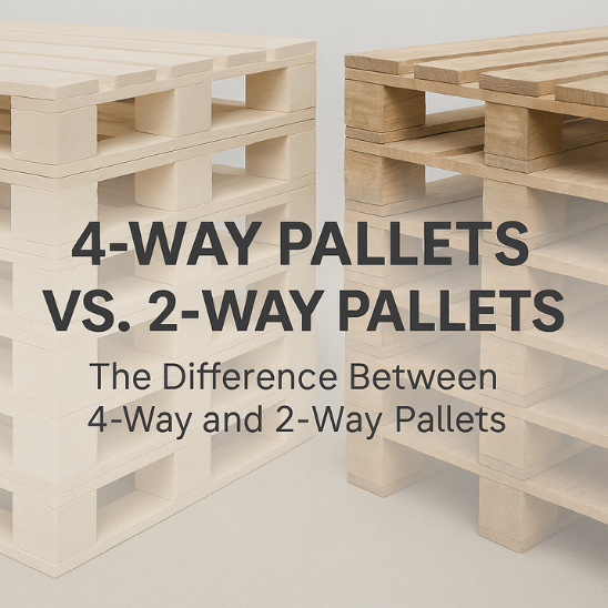Differences Between 4-Way Pallets and 2-Way Pallets