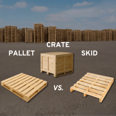 Pallets vs. Skids vs. Crates